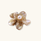 Golden Bloom Pearl Pin