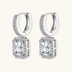 Emerald Cut Moissanite Drops